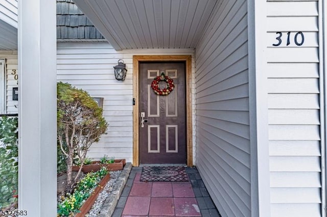 view of entrance to property