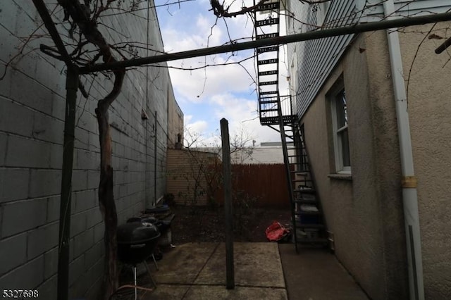 view of home's exterior featuring a patio