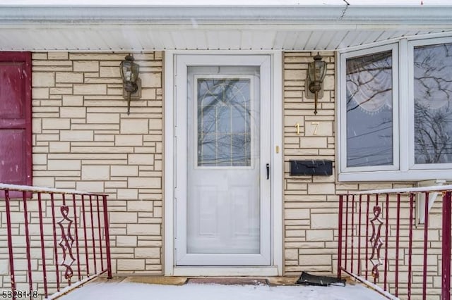 view of entrance to property