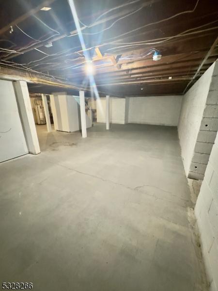 view of basement