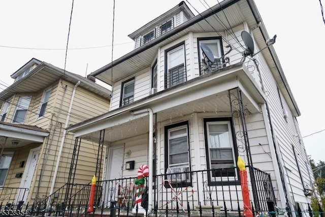 view of front of home with a porch