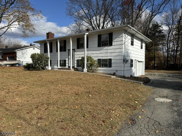 view of split foyer home