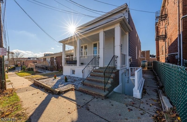 bungalow-style house featuring a porch