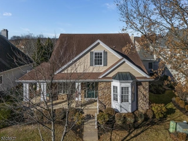 46 Falcon Way, Washington Twp, NJ 07882 - view of front of property with stone siding