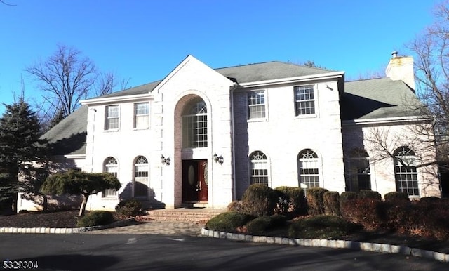 view of colonial-style house