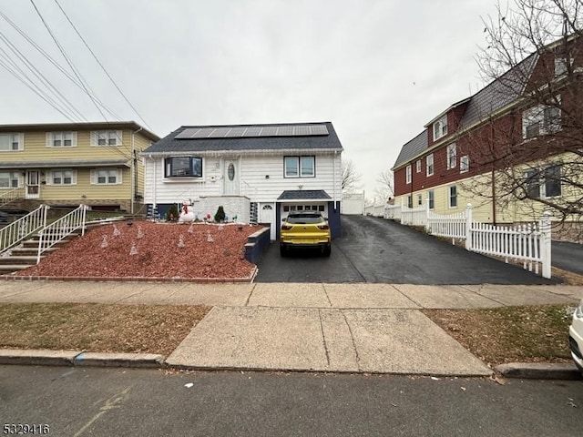 multi unit property featuring solar panels