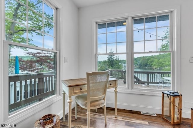 413B Lakeside Blvd, Hopatcong Boro, NJ 07843 - dining space featuring plenty of natural light, wood finished floors, and baseboards