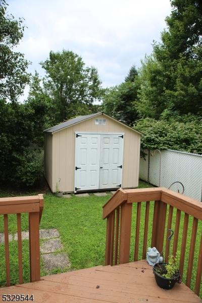 view of shed