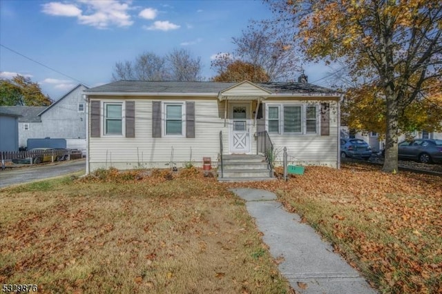 view of bungalow