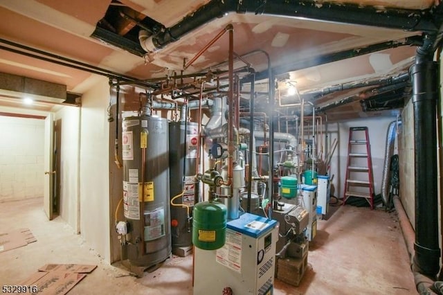 utilities with gas water heater