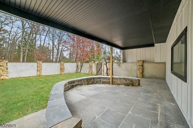 136-2 Mount Harmony Rd, Bernardsville Boro, NJ 07924 - view of patio featuring fence