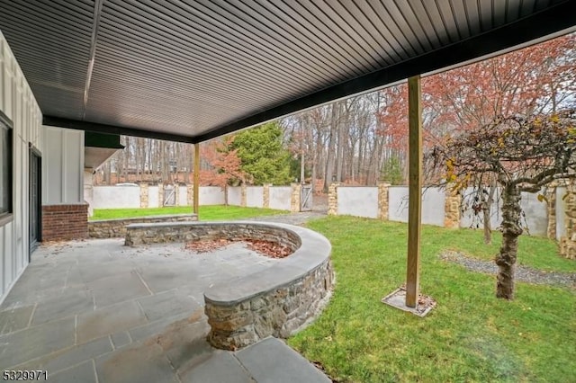 136-2 Mount Harmony Rd, Bernardsville Boro, NJ 07924 - view of patio with a fenced backyard