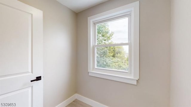 interior space featuring hardwood / wood-style flooring