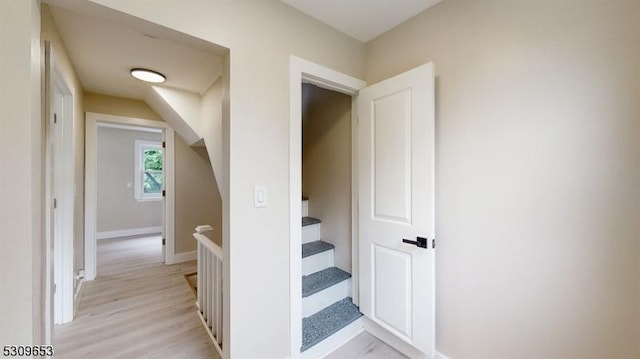 interior space featuring hardwood / wood-style floors