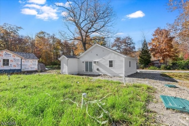 view of back of property