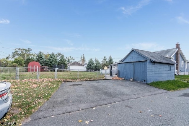 exterior space with a lawn