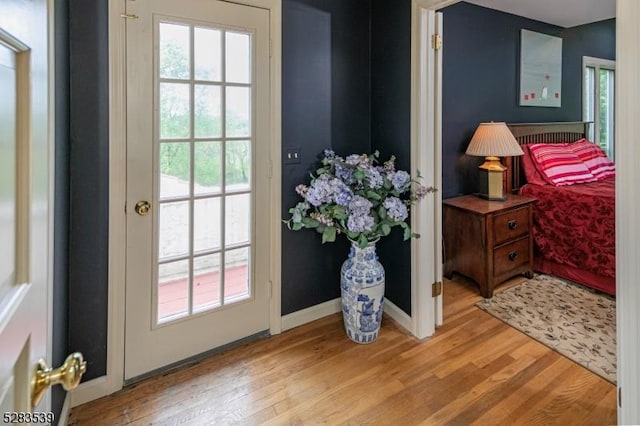 interior space featuring light hardwood / wood-style flooring