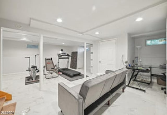 view of workout room