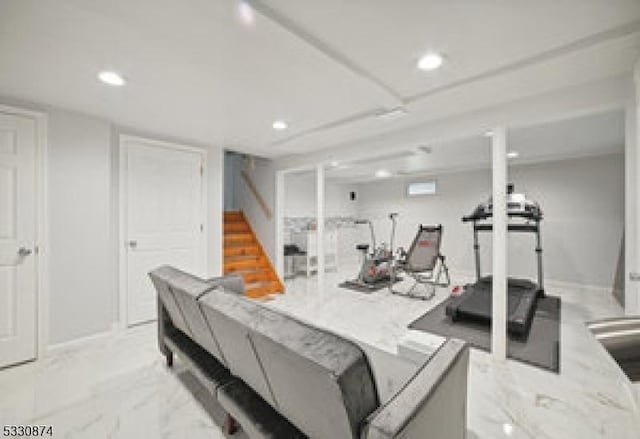 view of workout room