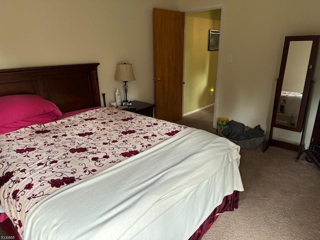 bedroom with carpet flooring