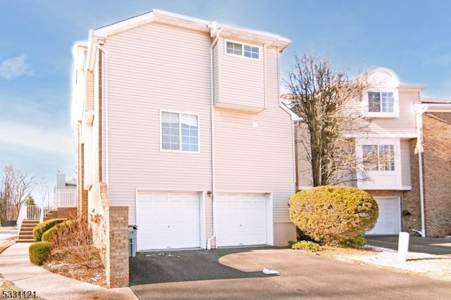 view of home's exterior featuring a garage