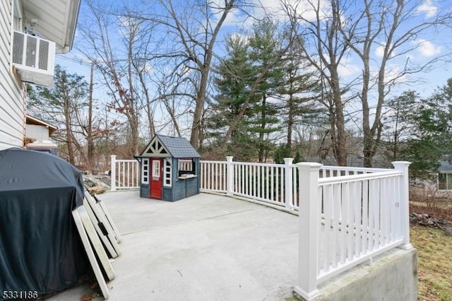 view of patio / terrace featuring area for grilling