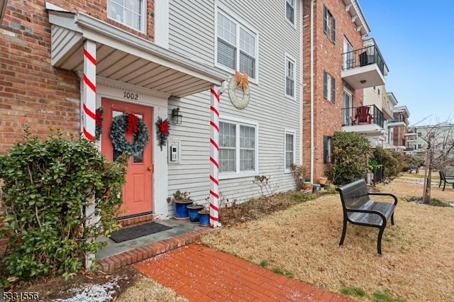 view of entrance to property