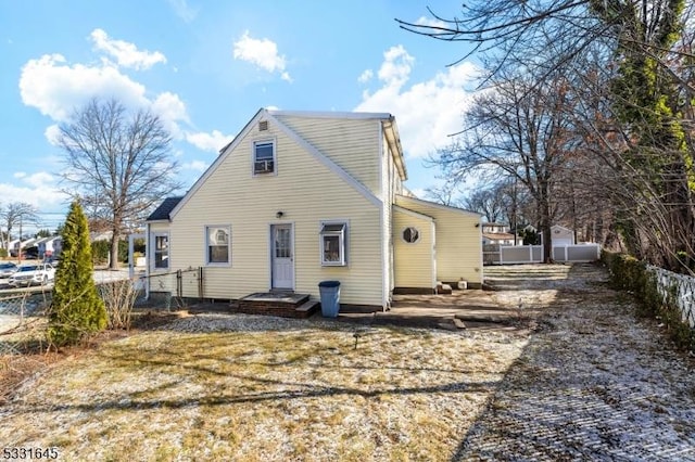 view of rear view of property