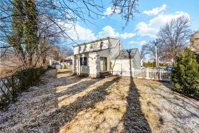 view of rear view of house