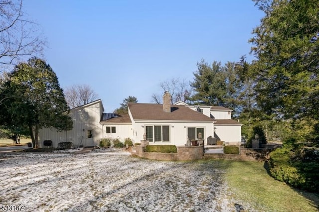 view of rear view of property