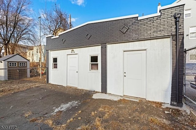 view of outbuilding