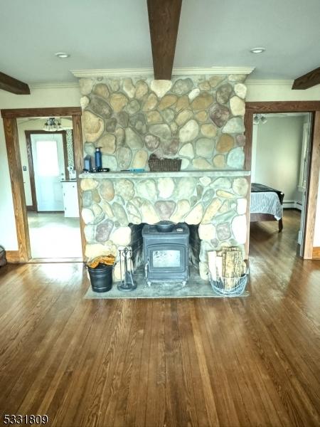 room details featuring hardwood / wood-style flooring