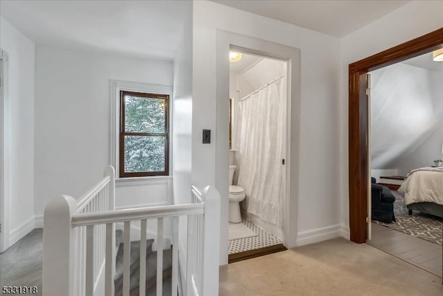 bathroom featuring toilet