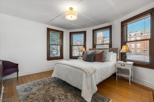 bedroom featuring hardwood / wood-style flooring