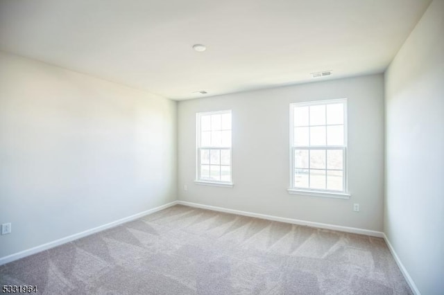 spare room with carpet