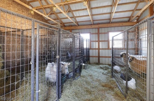 view of storage room