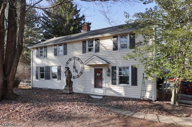 view of colonial inspired home