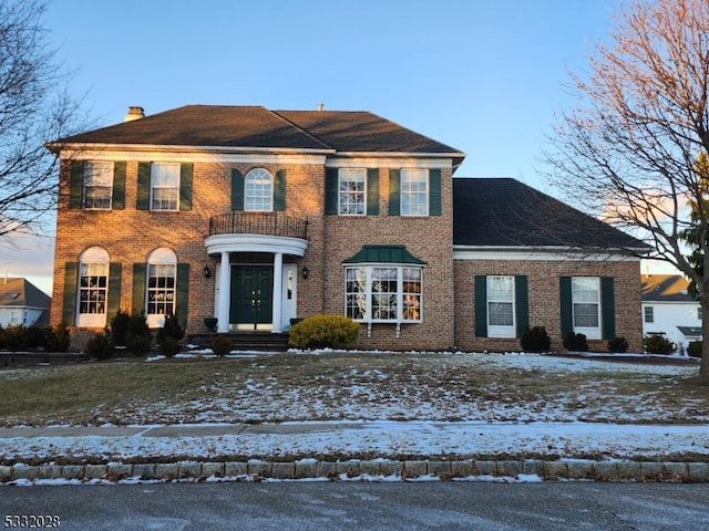 view of colonial-style house