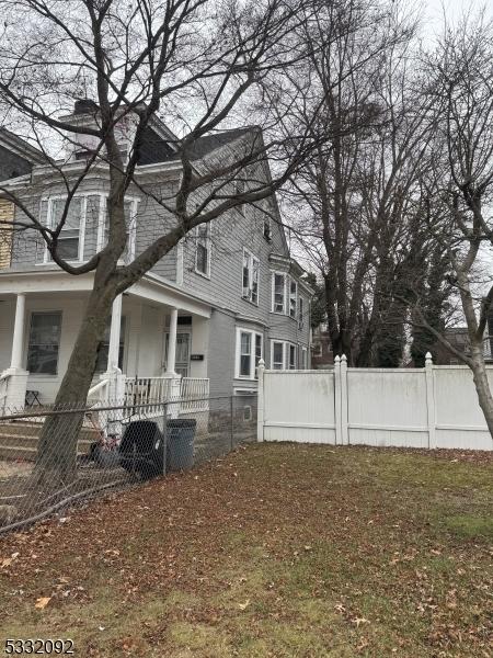 view of home's exterior featuring a porch