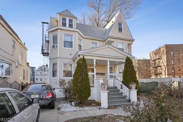 victorian house with a porch