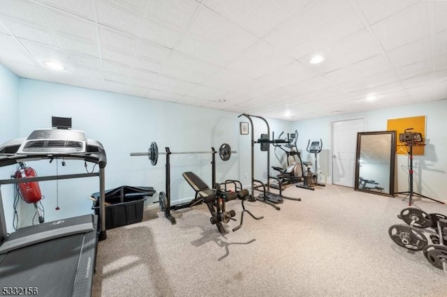 view of workout room