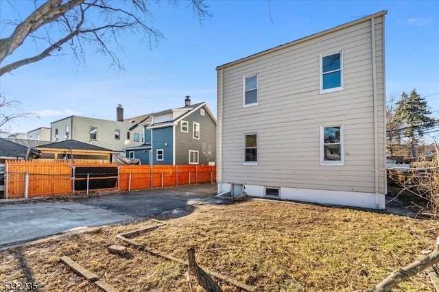 view of rear view of property