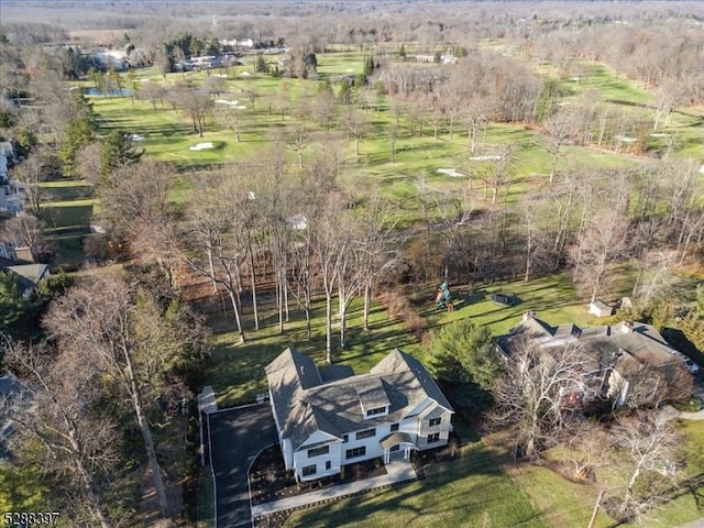 drone / aerial view featuring a rural view