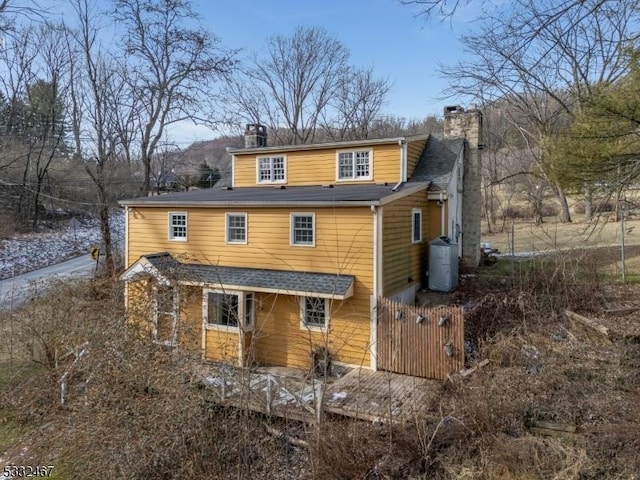 view of rear view of house