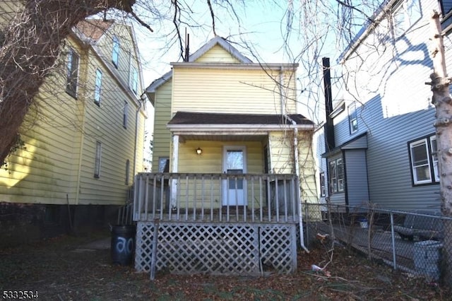 view of rear view of house