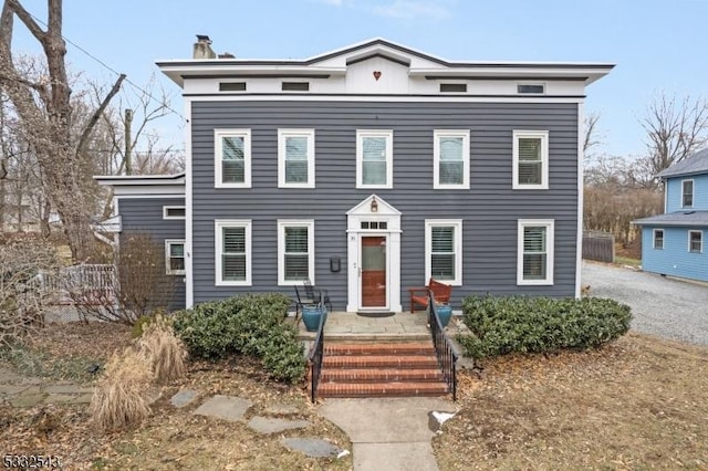 view of front of home