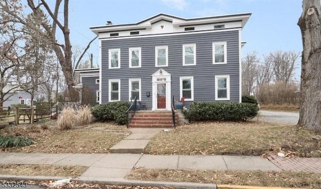 view of front of property