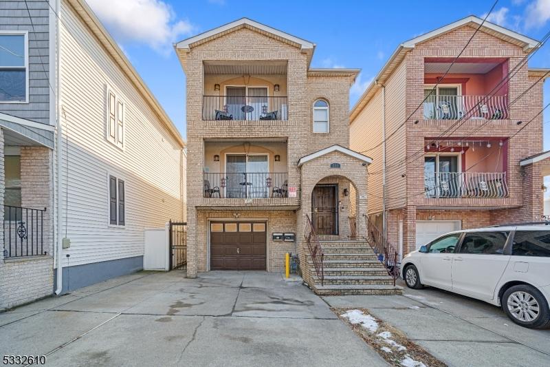 view of property with a garage