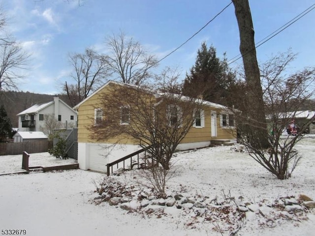 view of bungalow-style house