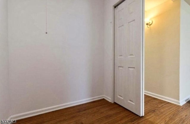 interior space featuring wood-type flooring